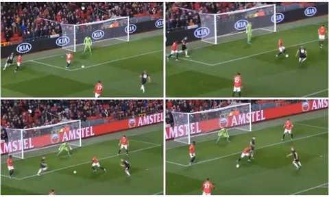 "Nghệ sỹ trẻ" tấu hài trong vòng cấm, suýt báo hại Man Utd
