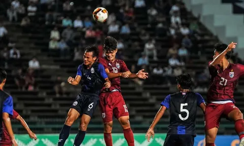 NÓNG: U19 Thái Lan thua sốc U19 Campuchia tại giải châu Á