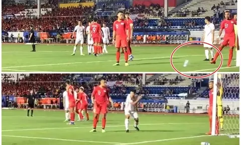 SỐC! U22 Singapore giở trò bẩn trong tình huống U22 Việt Nam ghi bàn