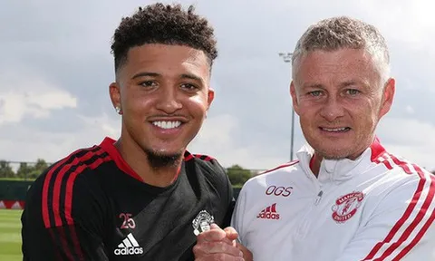 Solskjaer báo tin không vui về Sancho trước trận Leeds