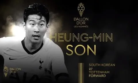 Son Heung-min đi vào lịch sử QBV