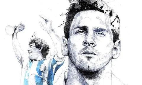 Sự giống nhau giữa Maradona và Messi