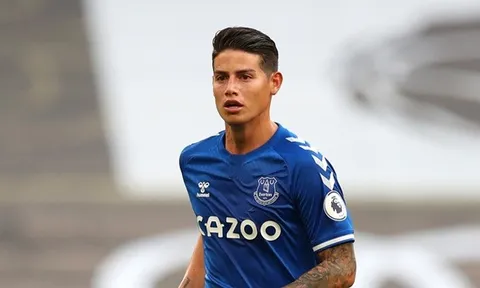 Sự thật gây ngỡ ngàng, Everton sở hữu James Rodriguez với giá 0 đồng