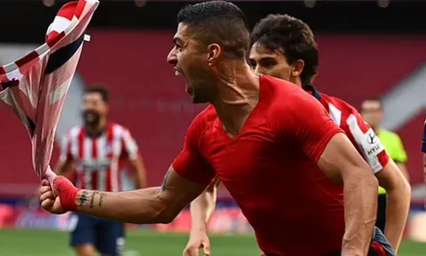 Suarez chói sáng, Atletico dẫn trước Real tại La Liga