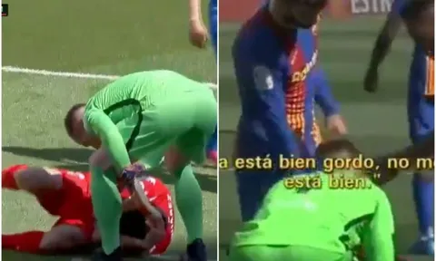 Suarez nằm sân cố giành penalty, Pique hét thẳng vào mặt