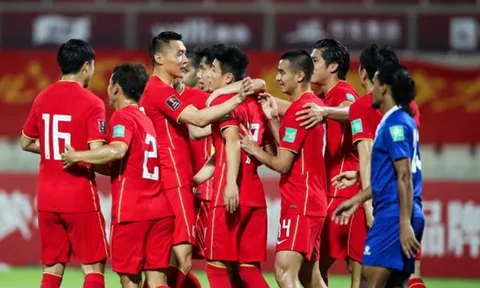 Tái lập màn hủy diệt 5-0, Trung Quốc củng cố suất vào VL World Cup thứ 3