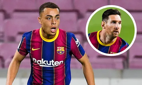 Tân binh Barca: 'Tôi không hiểu Messi nói gì nhưng vẫn cười với anh ấy'
