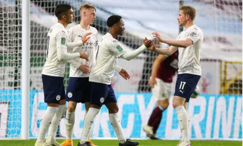 Tân binh ghi bàn, Man City thắng dễ Burnley, đoạt vé đi tiếp ở Cúp Liên đoàn
