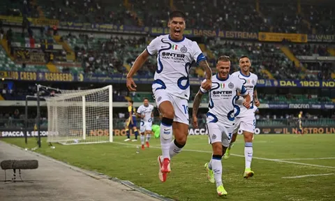 Tân binh lập cú đúp, Inter ngược dòng đánh bại Verona