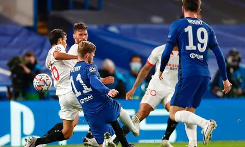 Tân binh xuất thần, Chelsea hú vía trước Sevilla tại Stamford Bridge