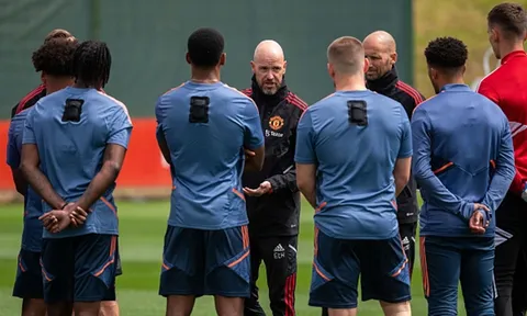 HLV Erik ten Hag nổi nóng với cầu thủ Man United