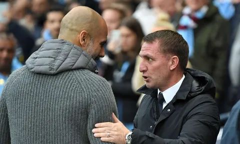 Thảm sát vừa xong, Rodgers được tiến cử thay Guardiola tại Man City