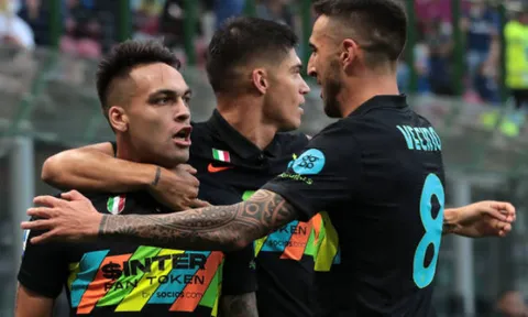 Đánh tennis với Bologna, Inter Milan tạm chiếm ngôi đầu Serie A
