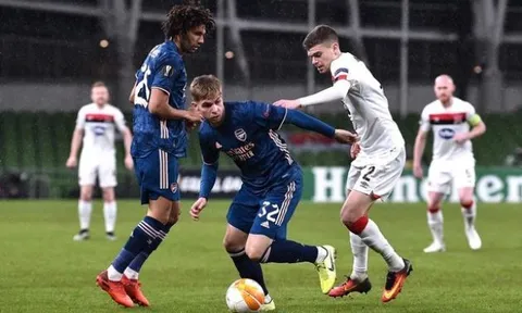 Thắng đậm Dundalk, Arteta tìm ra giải pháp mới cho hàng công