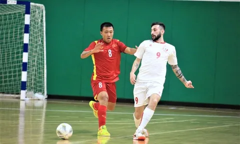 ĐT futsal Việt Nam bất phân thắng bại với Lebanon