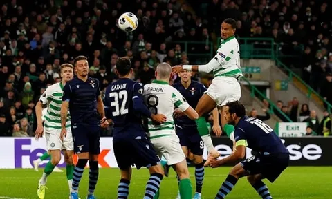 Thi đấu thất vọng, "đại bàng" Lazio bị bắn hạ ở Scotland