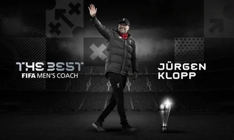 Thống kê cho thấy Jurgen Klopp xứng đáng giải thưởng The Best của FIFA