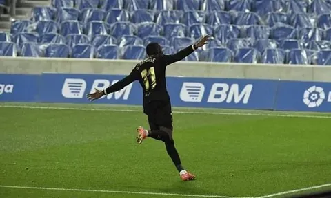 Thống kê khiến Dembele là 'độc nhất vô nhị' trong làng bóng đá thế giới
