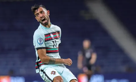 Thống kê tệ hại của Bruno Fernandes tại EURO 2020
