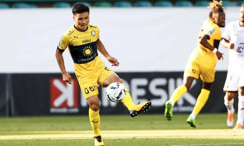 Thông số không tốt của Quang Hải tại Pau FC