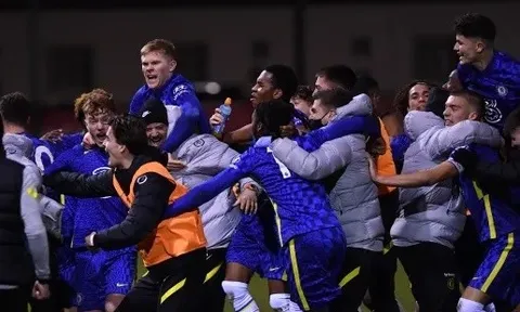 Thua 0-3 tận phút 70, đội trẻ Chelsea vẫn ngược dòng hạ Liverpool
