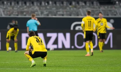 Thua chấn động Stuttgart, Dortmund "mếu mặt" vì thống kê nhục nhã