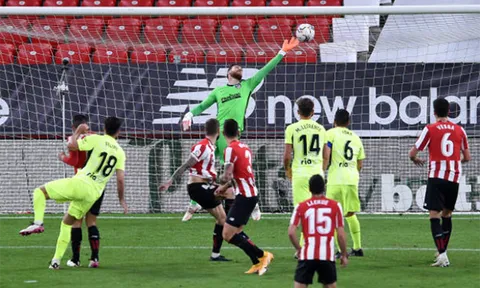 Thua đau Bilbao, Atletico Madrid lỡ cơ hội bứt tốp với Real và Barca