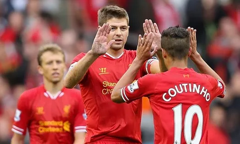 Thua Man Utd, Gerrard vẫn kịp mở đường cho Coutinho