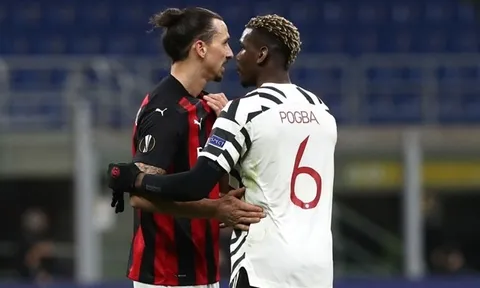 Thua trận, Ibrahimovic ngay lập tức làm 1 việc với Pogba