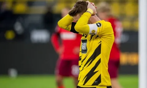 Thủng lưới 2 lần bởi cùng 1 kịch bản, Dortmund "chết lặng" trên sân khách