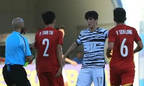 Tiền vệ Hàn Quốc lên tiếng vì tấm thẻ đỏ trận U23 Việt Nam