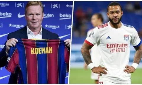 Tìm "trò cũ" thay Depay, Koeman nhận kết cục "đắng nghét" từ BLĐ Barca