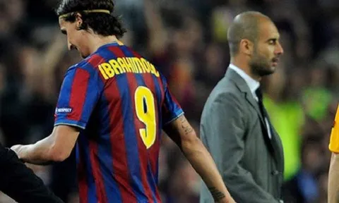 Tin nhắn ẩn ý Messi gửi Pep khi Ibrahimovic chơi cho Barca