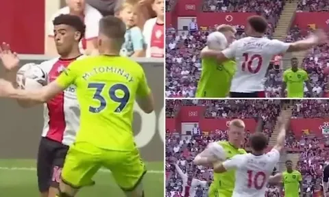 Tình huống gây tranh cãi nhất trận Southampton - Man Utd