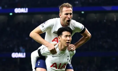 Kane kiến tạo cho Son lập cú đúp, Tottenham đẩy M.U văng khỏi Top 5