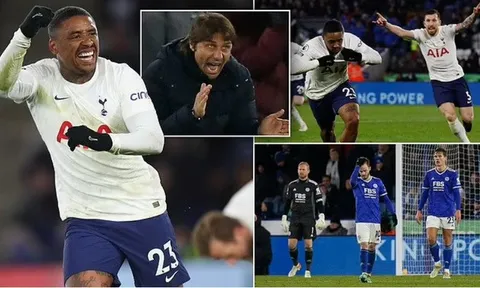Tottenham thắng điên rồ, Conte gây bão với kỷ lục Premier League