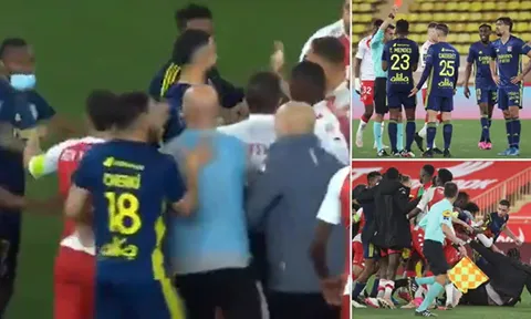 SỐC! 5 thẻ đỏ xuất hiện ở đại chiến Ligue 1