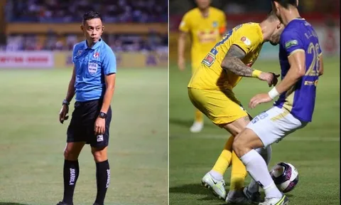 Trận Hà Nội vs HAGL: Trọng tài đã mắc sai sót?