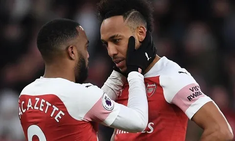 Trang chủ Arsenal ra thông báo về Aubameyang và Lacazette