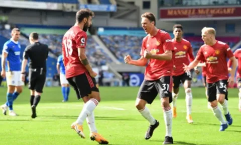 TRỰC TIẾP Brighton 2-3 Man United: Trận đấu kết thúc!
