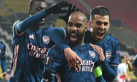 TRỰC TIẾP Slavia Prague 0-4 Arsenal (KT): Martinelli solo bất thành