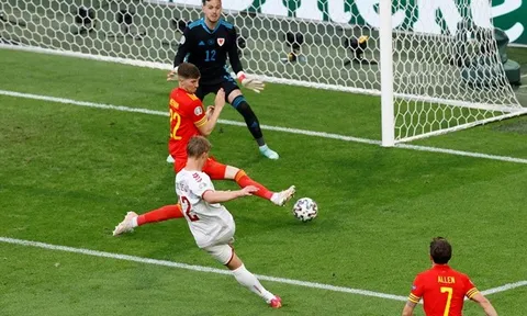 TRỰC TIẾP Wales 0-4 Đan Mạch (KT): Dấu chấm hết cho Wales