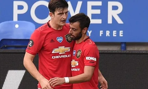 Trước trận Tottenham, Man Utd nhận hung tin từ Bruno Fernandes và Maguire