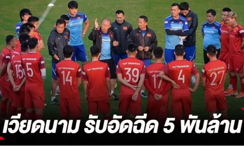 Truyền thông Thái Lan: Choáng! ĐT Việt Nam nhận liều doping cực mạnh trước trận gặp Voi chiến