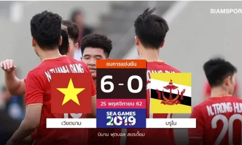 Truyền thông Thái Lan nói 1 điều về chiến thắng 6 sao của U22 Việt Nam