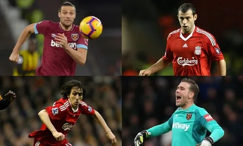 Từ Benayoun đến Mascherano: 10 cầu thủ từng khoác áo Liverpool và West Ham