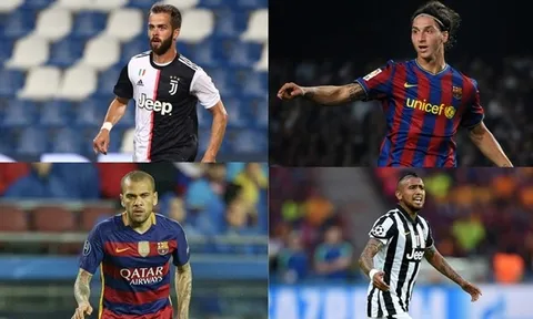 Từ Ibrahimovic đến Dani Alves: 11 cầu thủ từng khoác áo Barca và Juve