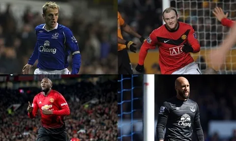 Từ Rooney đến Lukaku: 14 cầu thủ từng khoác áo Man Utd và Everton