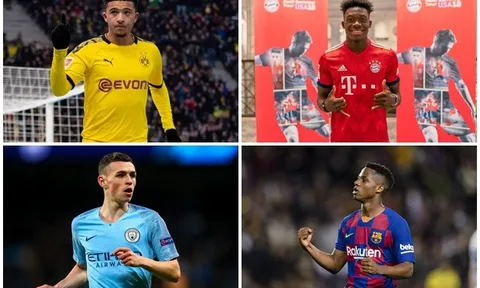 Từ Sancho đến Fati: 10 ứng cử viên nặng ký nhất cho Golden Boy 2020