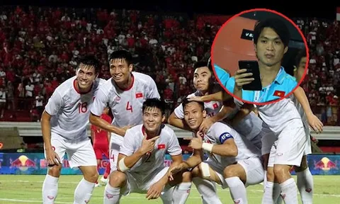 Tuấn Anh có biểu hiện đặc biệt trong ngày ĐT Việt Nam đè bẹp Indonesia